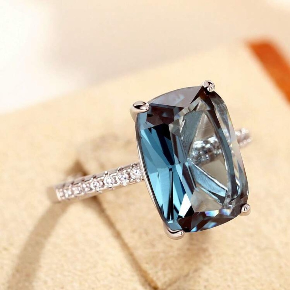 WEDDING RING BRIDAL RING ENGAGMENT RING - Picture 6 of 9